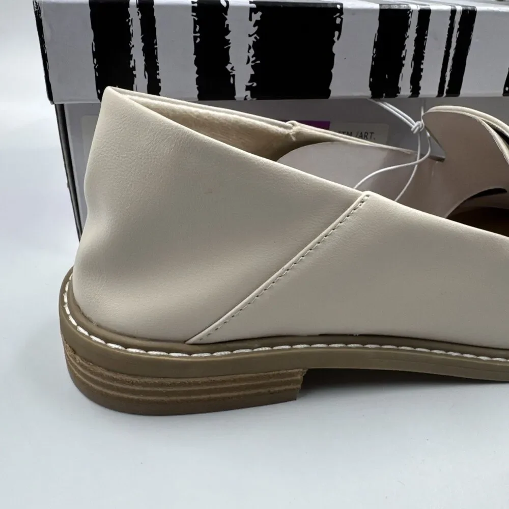 Dolce Vita Flirty Loafer Slip On Shoe Women's, Size 11M, Ivory Beige 1908440 New